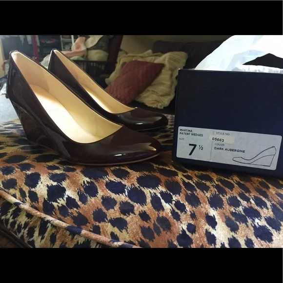 J. Crew Martina Patent Wedges - Picture 5 of 7